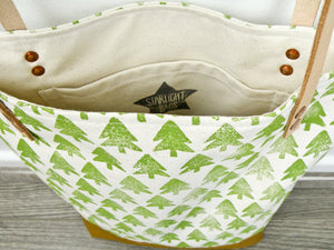 Evergreen Forest Canvas Tote Bag - Starlight Bags