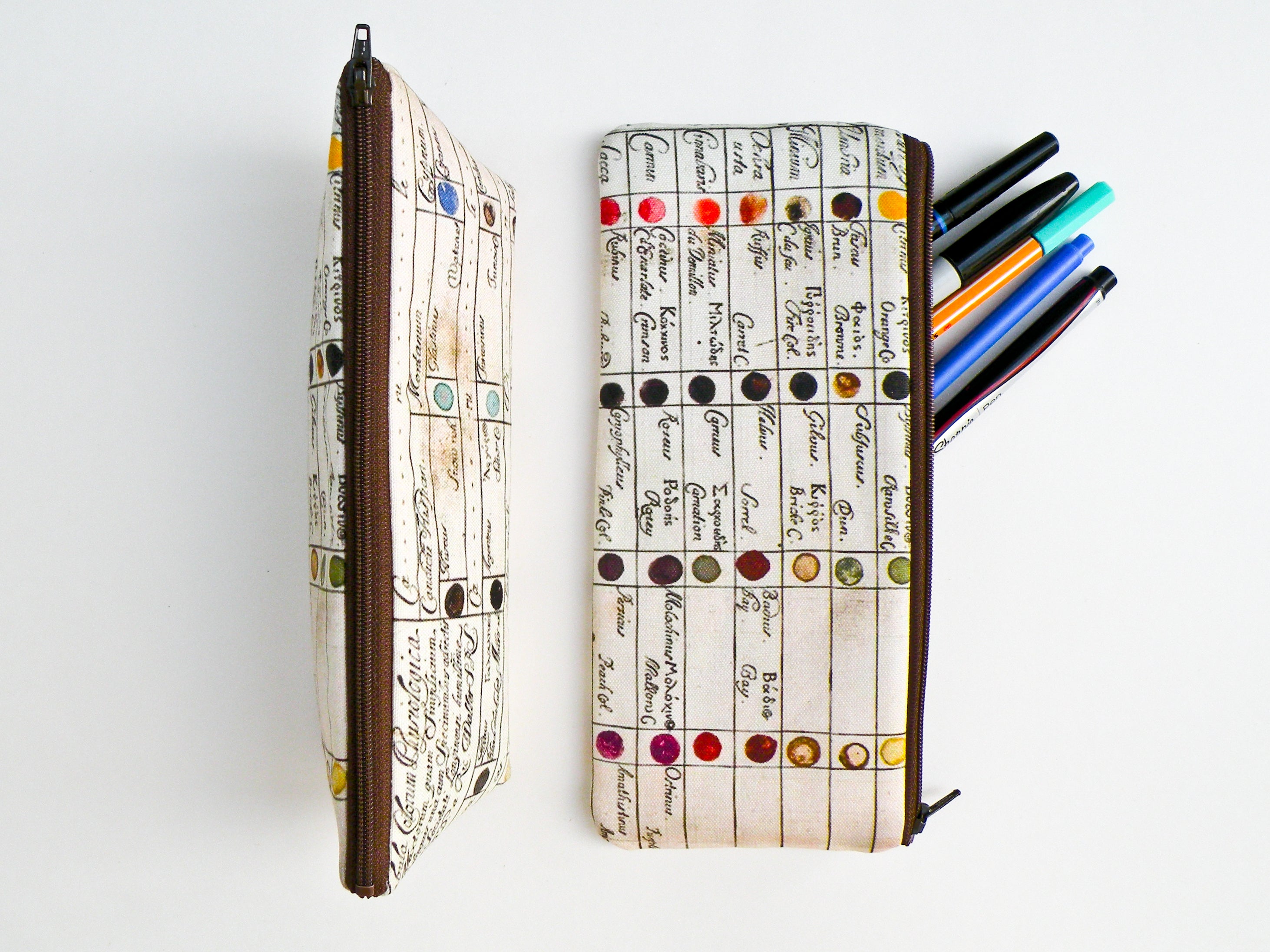 Watercolor Chart Pencil Case - Starlight Bags
