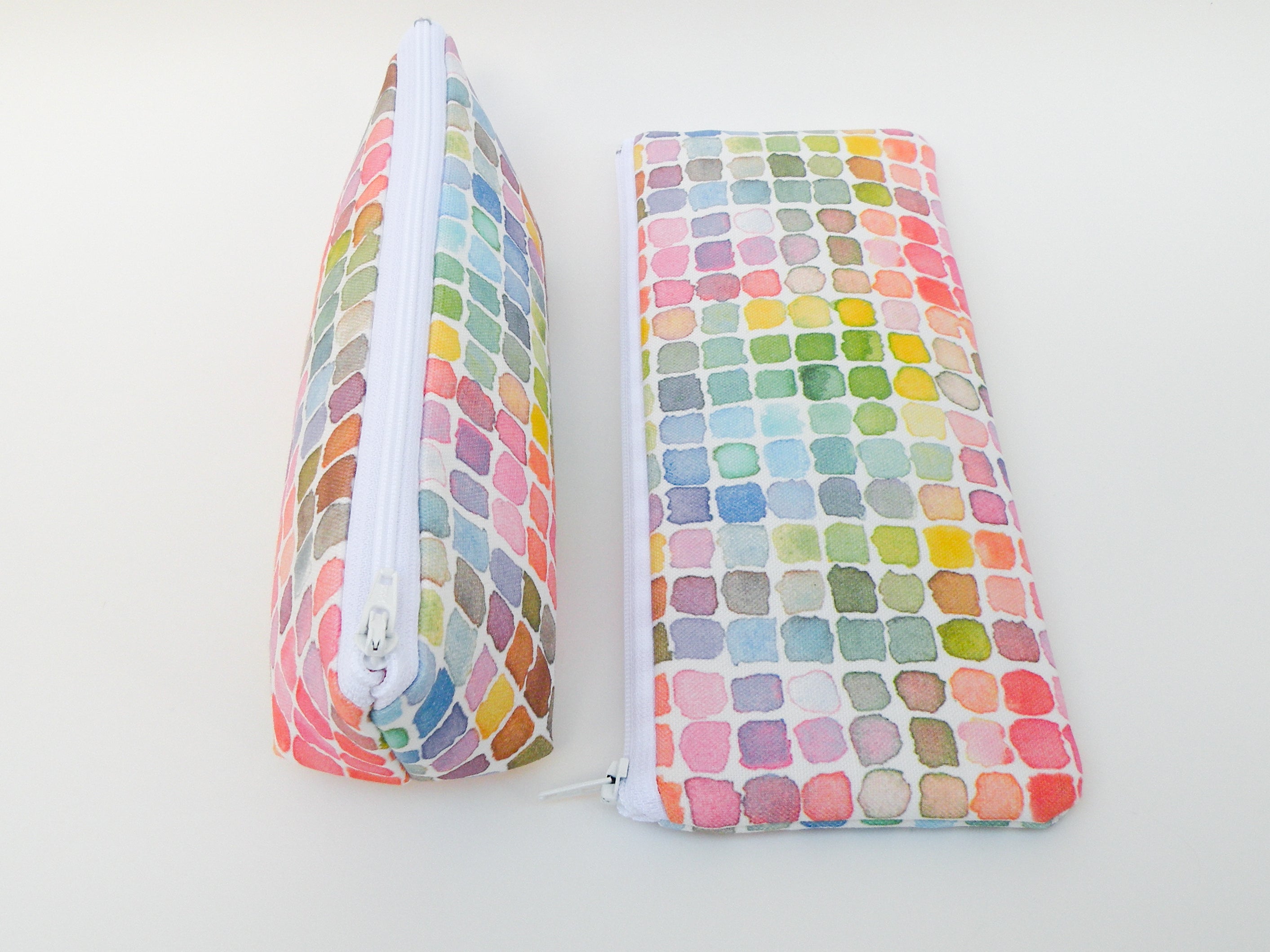 Rainbow Watercolor Pencil Case - Starlight Bags