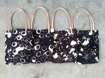 Bleach Dye Canvas Tote Bag - Starlight Bags