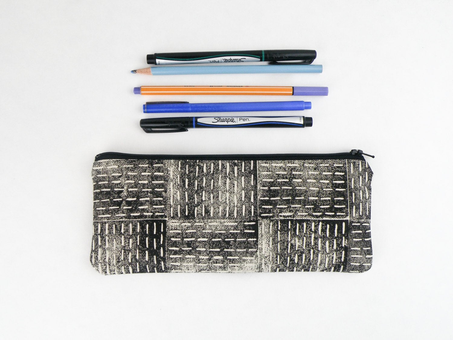 Block Stitch Pencil Case - Starlight Bags