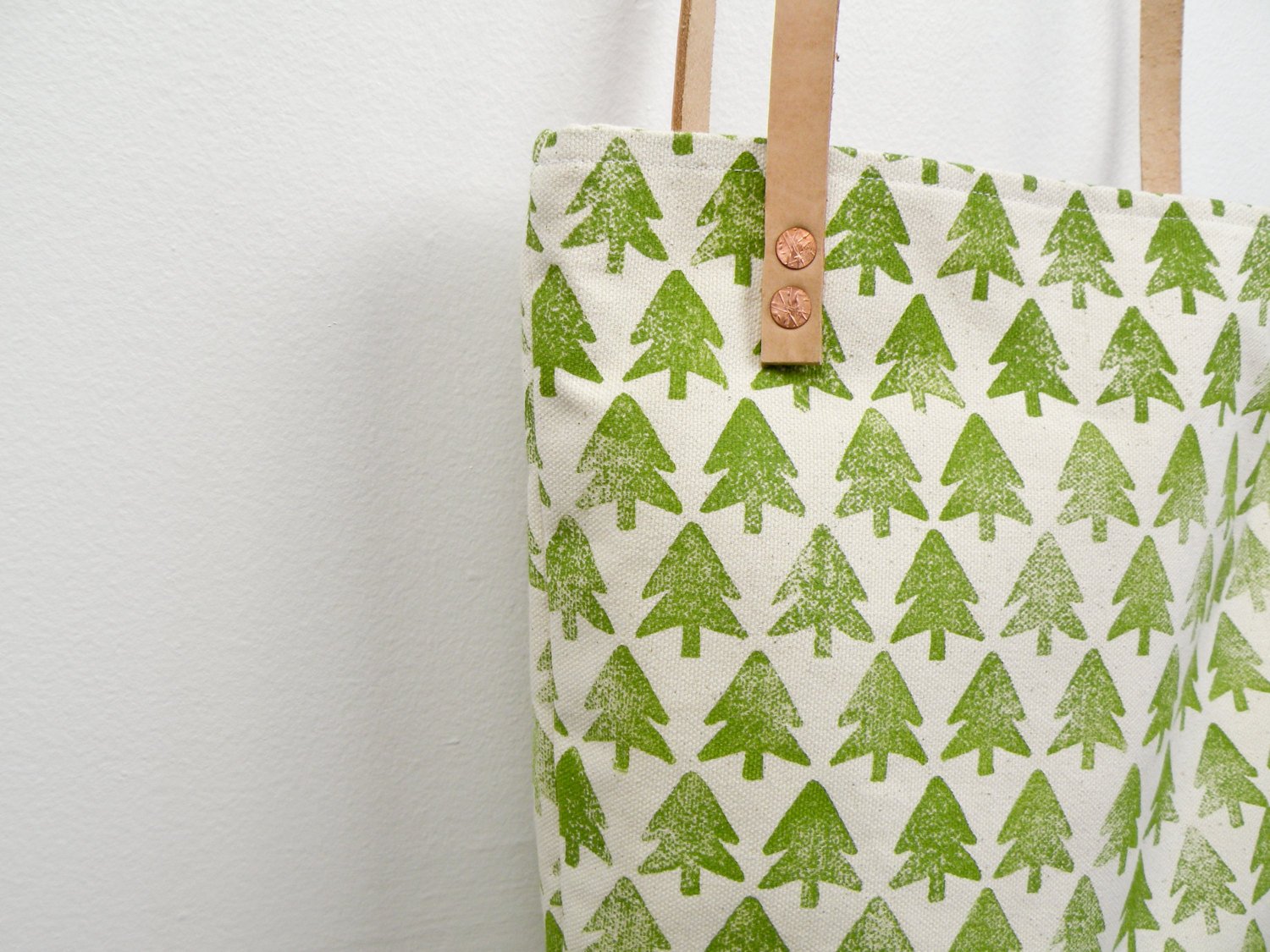 Evergreen Forest Canvas Tote Bag - Starlight Bags